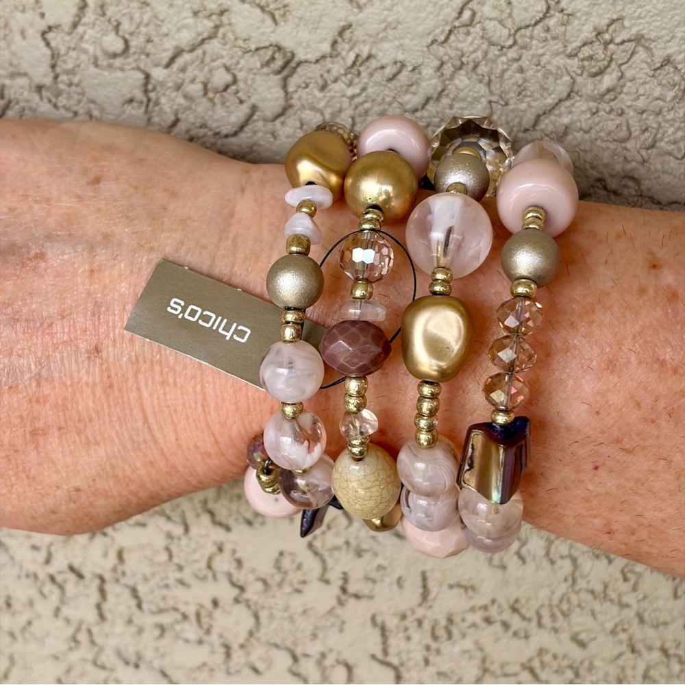 Chico’s Luminous Hailee Coil Wrap Bracelet